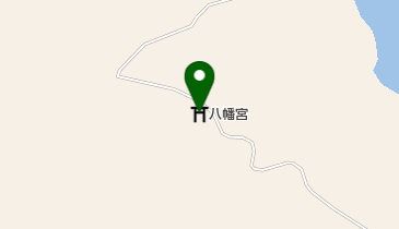 八幡宮の地図画像