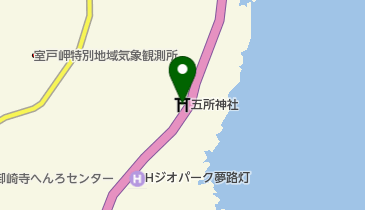 五所神社の地図画像