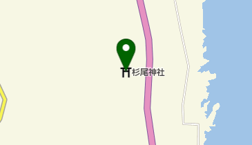 杉尾神社の地図画像