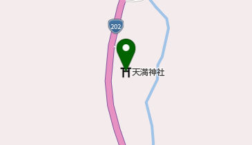 天満神社の地図画像