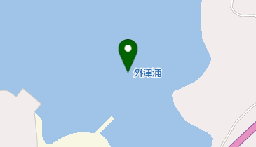 外津浦の地図画像
