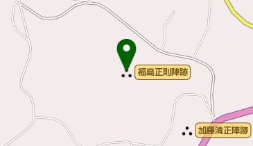 福島正則陣跡の地図画像