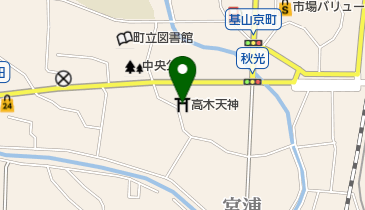 高木天神の地図画像