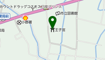 王子宮の地図画像