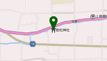 老松神社の地図画像