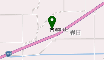 熊野神社の地図画像