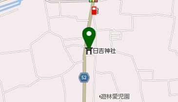 日吉神社の地図画像