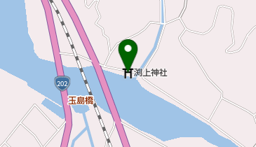 渕上神社の地図画像