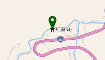 大山祗神社の地図画像