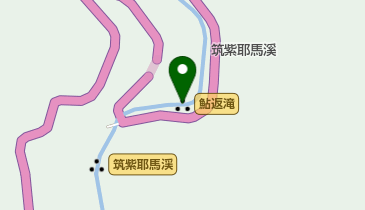 鮎返滝の地図画像