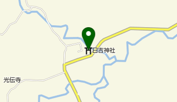 日吉神社の地図画像