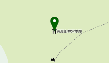 英彦山神宮本殿の地図画像
