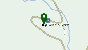 日向峠さくらの里の地図画像