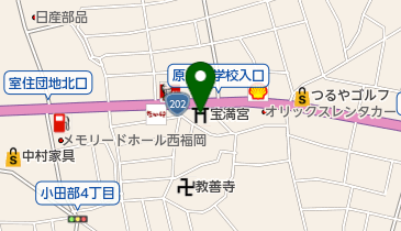 宝満宮の地図画像