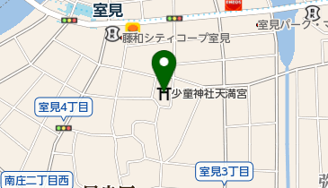 少童神社天満宮の地図画像