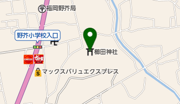 櫛田神社の地図画像