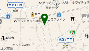 弓田神社の地図画像