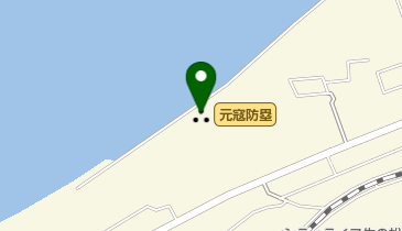 元寇防塁の地図画像