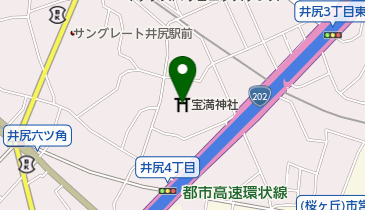 宝満神社の地図画像