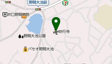 妙行寺の地図画像