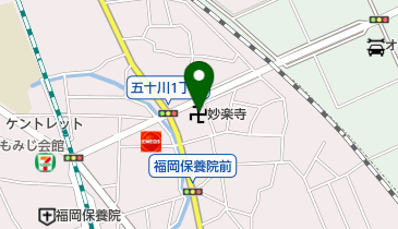 妙楽寺の地図画像