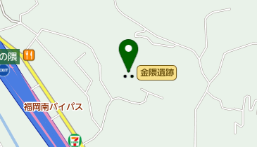 金隈遺跡の地図画像