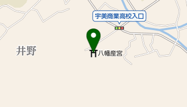 八幡産宮の地図画像