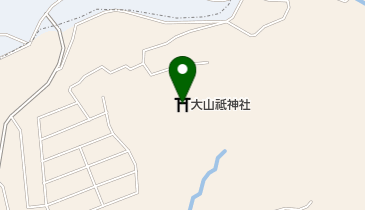 大山祗神社の地図画像