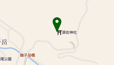 須佐神社の地図画像