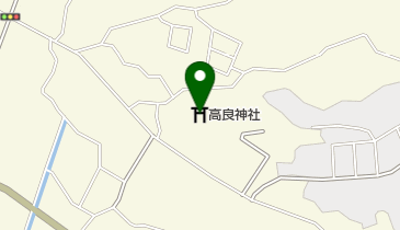 高良神社の地図画像