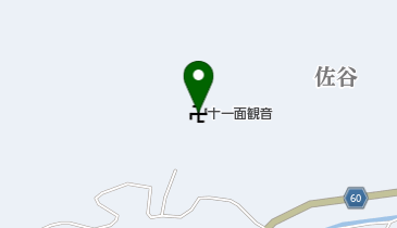 十一面観音の地図画像