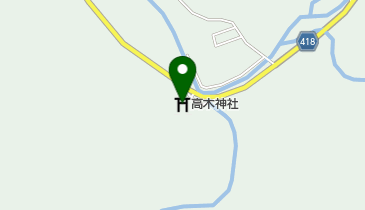 高木神社の地図画像