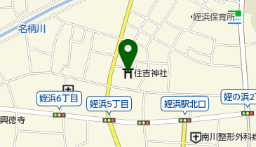 住吉神社の地図画像