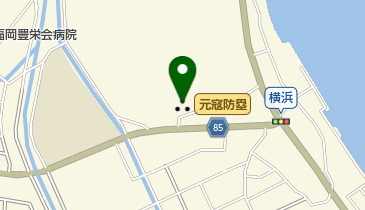 元寇防塁の地図画像