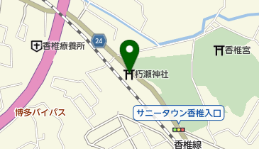 朽瀬神社の地図画像