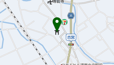 宝満宮の地図画像