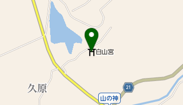 白山宮の地図画像