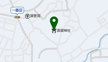 須賀神社の地図画像