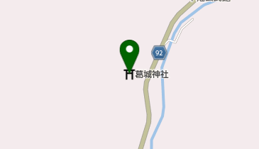 葛城神社の地図画像