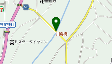 川島橋の地図画像