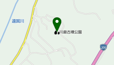 川島古墳公園の地図画像
