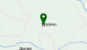 桂郷神社の地図画像