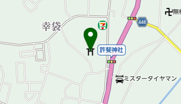 天満神社の地図画像