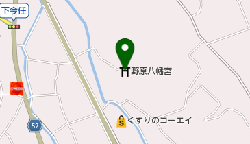 野原八幡宮の地図画像