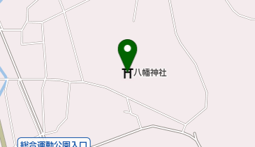 八幡神社の地図画像