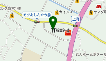 新宮神社の地図画像