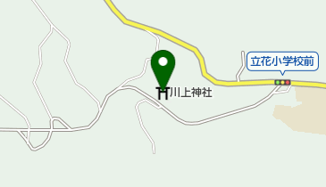 川上神社の地図画像