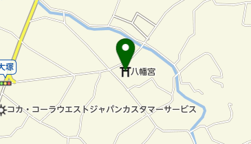 八幡宮の地図画像