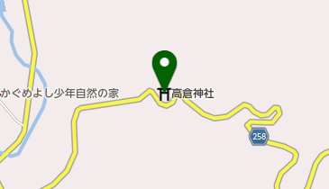 高倉神社の地図画像