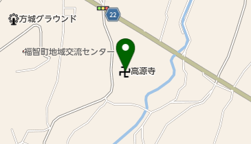 高源寺の地図画像